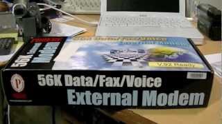 Phoebe Micro 56K V92 external modem [upl. by Zaneta470]