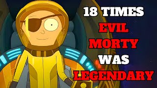 18 TIMES EVIL MORTY WAS LEGENDARY [upl. by Milks]