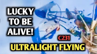 Pilot Survives Horrific StallSpin Ultralight Airplane Crash Lucky to be Alive C231 [upl. by Happy]