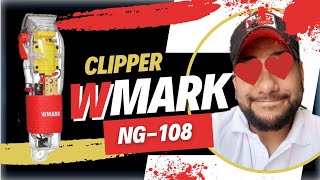 ⚠️Unboxing y mi experiencia con la clipper WMARK NG 108 💈🫣 [upl. by Ytirahs]