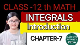 INTEGRALS EXERCISE 71 INTRODUCTION CHAPTER7 INTEGRALS CLASS 12 th NCERT MATH [upl. by Carlin]