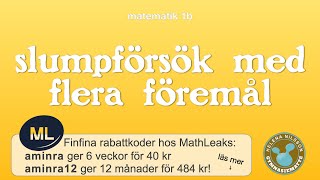 1b 521 Slumpförsök med flera föremål [upl. by Georg]