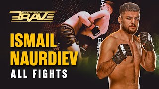 The Ismail Naurdiev SHOW  All fights compilation in BRAVE CF [upl. by Emoraj245]