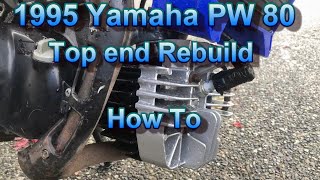 PW80 Top End rebuild [upl. by Annahtur515]