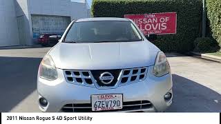 2011 Nissan Rogue Brilliant Silver Metallic Black madera Visalia Fresno Financing Clovis Used stock [upl. by Hiamerej915]