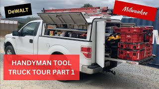 Stupid Long Handyman Tool Truck Tour Part 1 [upl. by Randie120]