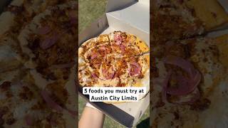 5 foods you must try at Austin City Limits festival 🎶 austin texas [upl. by Arval]