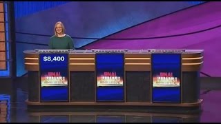 Jeopardy Contestant Left Playing Solo in Bizarre Moment [upl. by Allemap710]