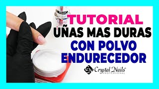 PARA LAS UÑAS MAS BLANDAS POLVOS ENDURECEDORES DE LA UÑA TUTORIAL [upl. by Acebber]