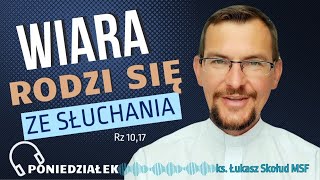 EWANGELIA NA DZIŚ  181223pn Mt 1 1824 ks Łukasz Skołud MSF wiararodzisięzesłuchania [upl. by Akinahs]