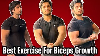 Best Exercise For Biceps Growth hindi gymworkout motivation [upl. by Llabmik]