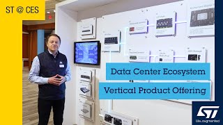 ST at CES 2024 — Data Center Ecosystem Vertical Product Offering [upl. by Ihel]