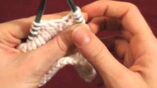 Knitting Increase Make 1 M1A Away aka Make One English Method [upl. by Hirza]