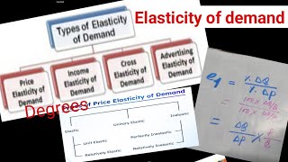 Elasticity of Demand Ed Meaning types and determinantsPrice elasticity of Demand [upl. by Haron]