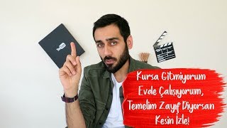 Kursa Gitmiyorum Evde Çalışıyorum Temelim Zayıf Diyorsan Kesin İzle [upl. by Yelbmik]