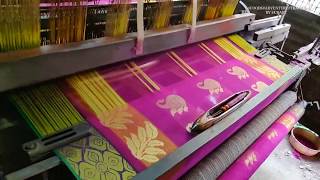 HOW TO MAKE TANT SAREE IN POWER LOOM  তাঁতের শাড়ি তৈরির পদ্ধতি  SAREE OF WEST BENGAL [upl. by Ennayr]