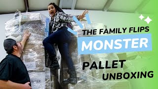 This Liquidation Pallet Was HUGE  UNBOXING [upl. by Yrannav]