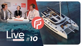 Aura 51 the boat of the future Development innovations  Fountaine Pajot Webcasts [upl. by Ivatts]