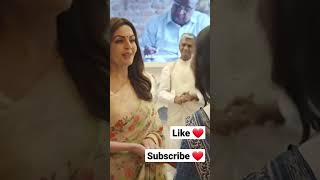 NMACC  Nita Ambani thanksgiving and visiting shorts ambanifamily [upl. by Crescantia]