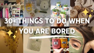 Things to Do when you are Bored✨ 30 Things to do when you are bored at home🎨✨ [upl. by Aicinad915]