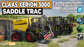 LS22 Mods  Claas Xerion 3000 Saddle Trac  LS22 Modvorstellung [upl. by Yllehs715]