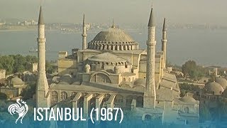 A Travel Guide to Istanbul in the Sixties The Mystery City of Mosques 1967  British Pathé [upl. by Ecirahs]