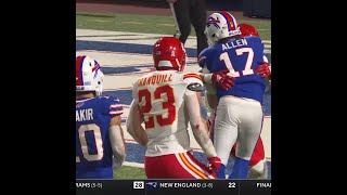 Josh Allen rushes for a 26yard touchdown vs Kansas City Chiefs [upl. by Leesa]