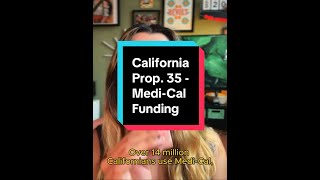 What is California Prop 35  MediCal Funding [upl. by Novoj765]