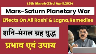 Saturn Mars Conjunction In Aquarius Effects On All Rashi amp Lagna With Simple Remedies ShaniMangal [upl. by Aek]