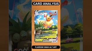 Flareon VMAX Alternate Art Card Analysis pokemon [upl. by Tsyhtema]