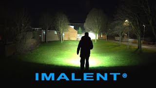 IMALENT R30C flashlight  9000 lumens amp 560m beam distance [upl. by Armilla]