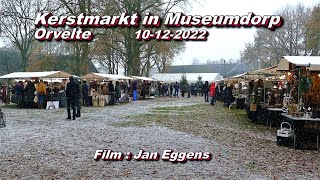 Kerstmarkt in Museumdorp Orvelte 10 12 2022 [upl. by Savina]