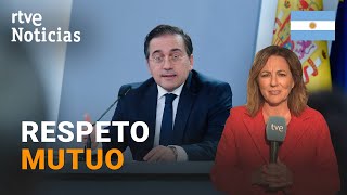 ARGENTINA ESPAÑA nombra nuevo EMBAJADOR en ARGENTINA y da por cerrada la CRISIS con MILEI  RTVE [upl. by Halvaard]