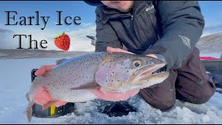 Ice Fishing First Ice at Strawberry Reservoir 2024 [upl. by Loredana]