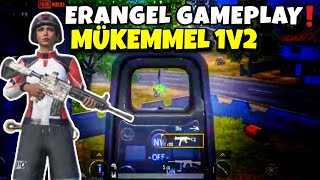 İLK DEFA ERANGEL GAMEPLAY mükemmel 1v2 attım [upl. by Montano187]