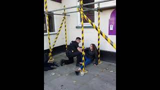 Two Chavs Resist Arrest In Norwich UK [upl. by Rosana]