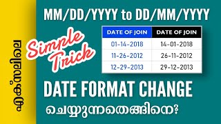 Unable to Change Date Format in Excel  You need to watch this  Microsoft Excel Tutorial [upl. by Cammie919]