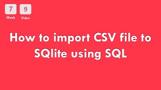 79 CS50x In Arabic  How to import CSV file to SQlite using SQL [upl. by Marietta]