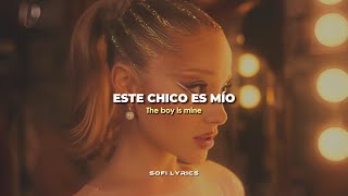 Ariana Grande  the boy is mine español  lyrics [upl. by Eidas]