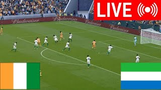 🔴LIVE Côte dIvoire vs Sierra Leone  Éliminatoires PES 21 Video Simulation And Live Score [upl. by Victorine]