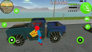 Spider Man Cartoon 7  Flying Police Car  Flying Car  Android Game Play  Baccho Ka Game [upl. by Yekcir]