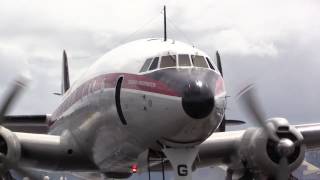 HARS connie and convair takeoff for Avalon [upl. by Einej]