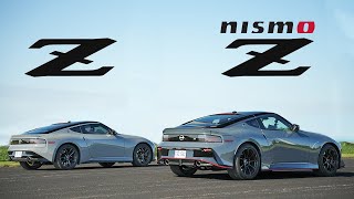 Is Nissan Trolling Us 2024 Nissan Z Nismo vs Nissan Z Performance Drag and Track Race [upl. by Eimmij]