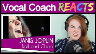 Vocal Coach reacts to Janis Joplin  Ball and Chain Live [upl. by Lada709]