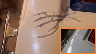 GelcoatFiberglass Crack Repair MarineTex Epoxy [upl. by Llennor558]