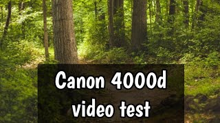 Canon 4000d video test [upl. by Ninerb]