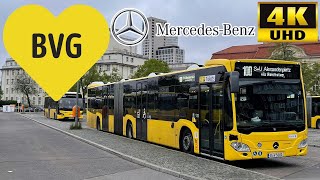 Bus Shift  0930  1430  Line 142  147  Mercedes Benz eCitaro G  BVG Berlin  Germany [upl. by Ramyaj]