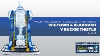 Wigtown amp Bladnoch 34 Buckie Thistle  William Hill Scottish Cup First Round 20132014 [upl. by Neeluqcaj]