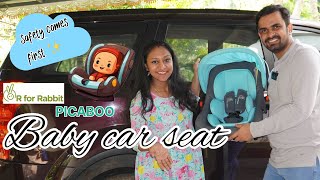 Car Seat For infants  Unboxing and Review  Malayalam  RforRabbit [upl. by Wolcott979]