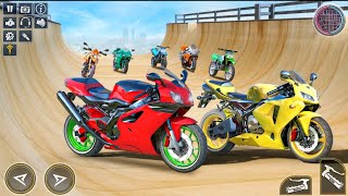 mpossible Bike Stunts Driving  Dirt Bikes Racing Simulator 2024  Android  IOS Gameplay FHD [upl. by Bartlett]